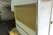 キッチンカーのオールペイントの塗装の過程